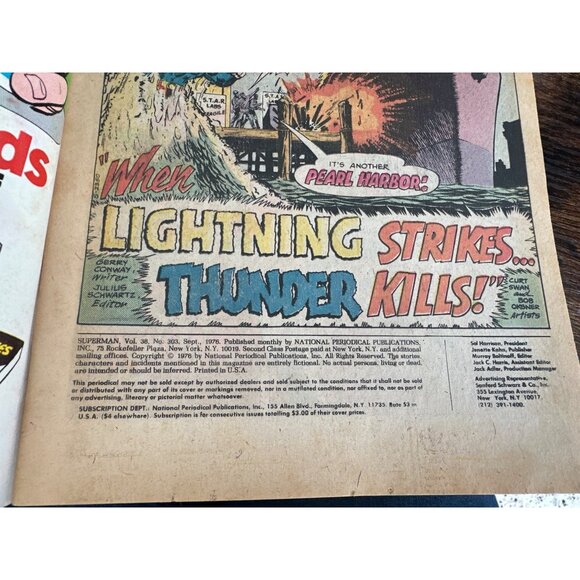 DC Comics Superman Comic No. 303 September 1976 Edition Vintage Collectible - Picture 3 of 4